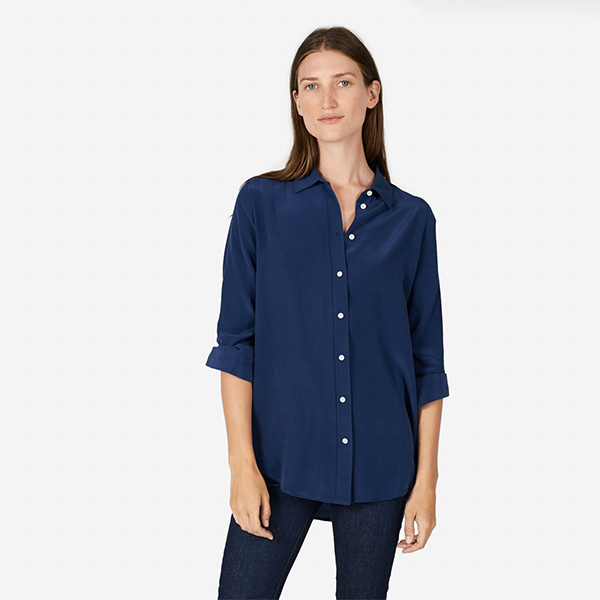 Everlane Relaxed Silk Shirt - In The Groove
