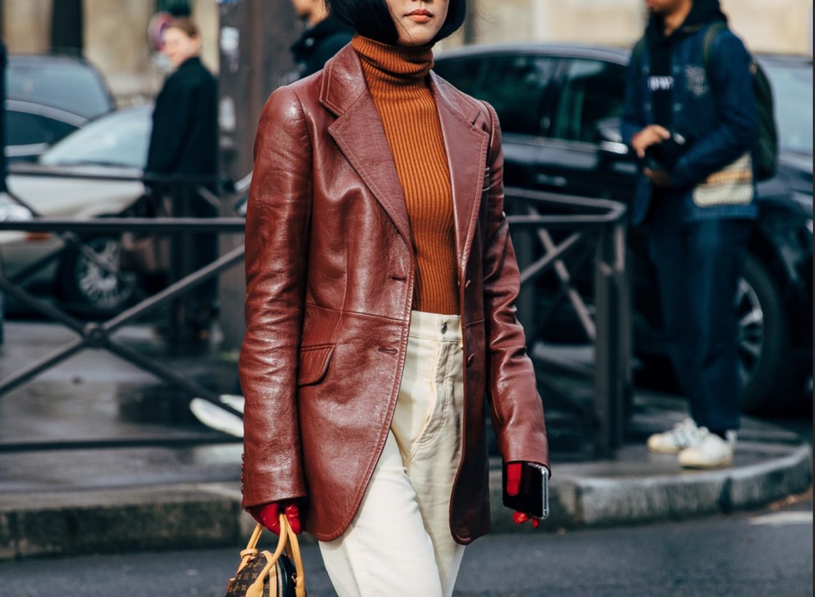 How To Wear Leather Separates This Fall