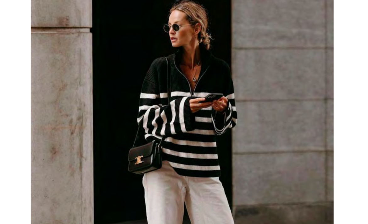 The Half-Zip Sweater Is A Comfy Trend We Can Get Behind