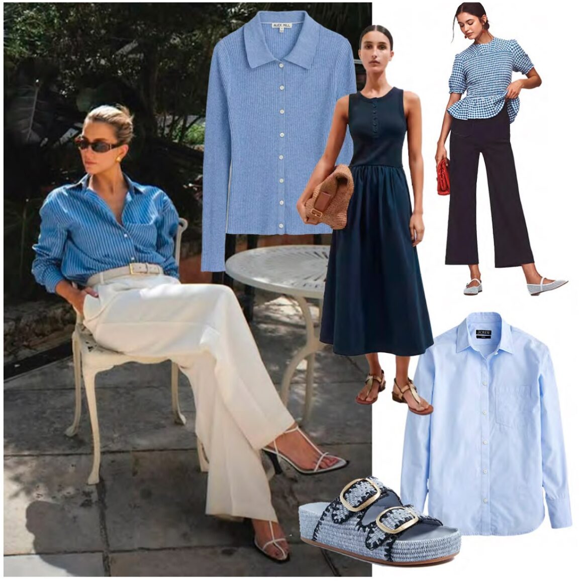 Color Crush: Blue And White Always Looks Good Together